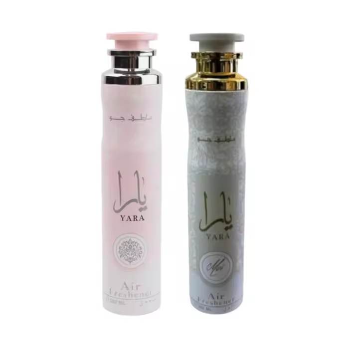 PACK AMBIENTADOR LATAFFA YARA 300 ML + Yara Moi Lattafa Air Freshener 300ml Arabian Fragrance - 1
