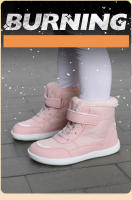 Botas De Nieve Infantiles Invierno 2024 Niños Niñas Impermeables Con Suela De Goma Antideslizante Suave Y Cálida Para Exteriores Talla True - details 2