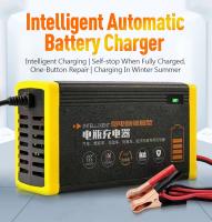 Cargador De Batería De Coche 12V 10A Pulso Con Pantalla LCD Reparación Inteligente Y Rápida Dispositivo De Carga Para Baterías De Coche Y Motocicleta Accesorio De Vehículo - details 8