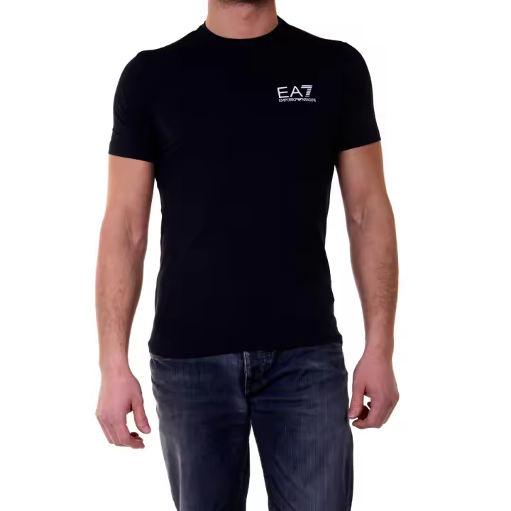 Emporio Armani EA7 algodón hombre azul camiseta 6XPT52PJ03Z 1578 - 1