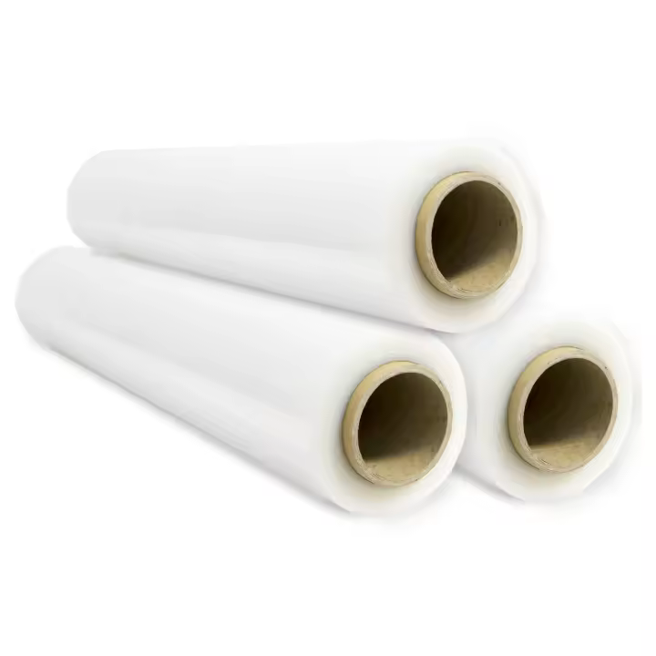 Film de Embalaje Elástico, Film de Plástico Transparente para Embalar, Rollo de Plástico Protector de Envíos y Mudanzas, Rollo de 50cm y hasta 400 m Estirables - Ofituria (3 unidad) - 1