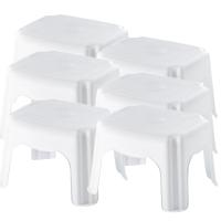 LILI HOME Taburetes de Rejilla de Plástico de Alta Calidad diseñados para combinar estilo y funcionalidad. Fabricados en plástico resistente de alta calidad, cuentan con un diseño de rejilla que no solo aporta un toque moderno, sino que también - details 2