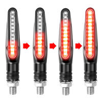Luces De Señalización LED Para Motocicleta Indicadores Direccionales Luz De Frenado Trasera Lámpara DRL De Parada Flasher - details 3