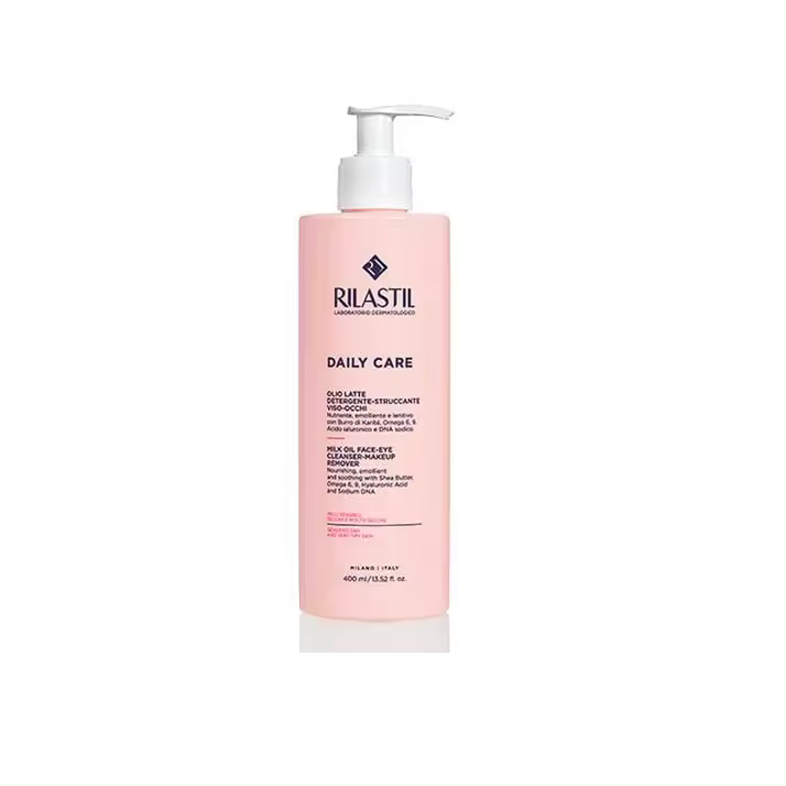 Rilastil Limpiador Facial Desmaquillante de Ojos Piel Seca Sensible Reactiva - 1