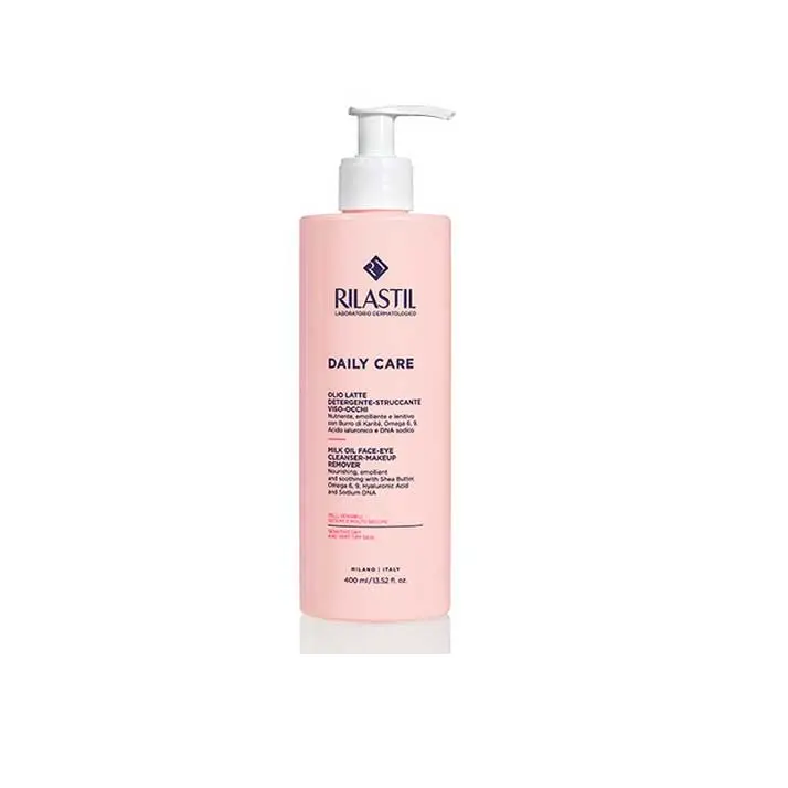 Rilastil Limpiador Facial Desmaquillante de Ojos Piel Seca Sensible Reactiva - 1
