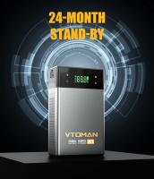 VTOMAN X1 Arrancador de Coche con Compresor de Aire de 100PSI, Arrancador de Coche de 2500A de Pico, Caja de Batería de Litio de 12V, LED de 400 Lúmenes, 10 Protección de Seguridad, Banco de Energía Portátil - details 8
