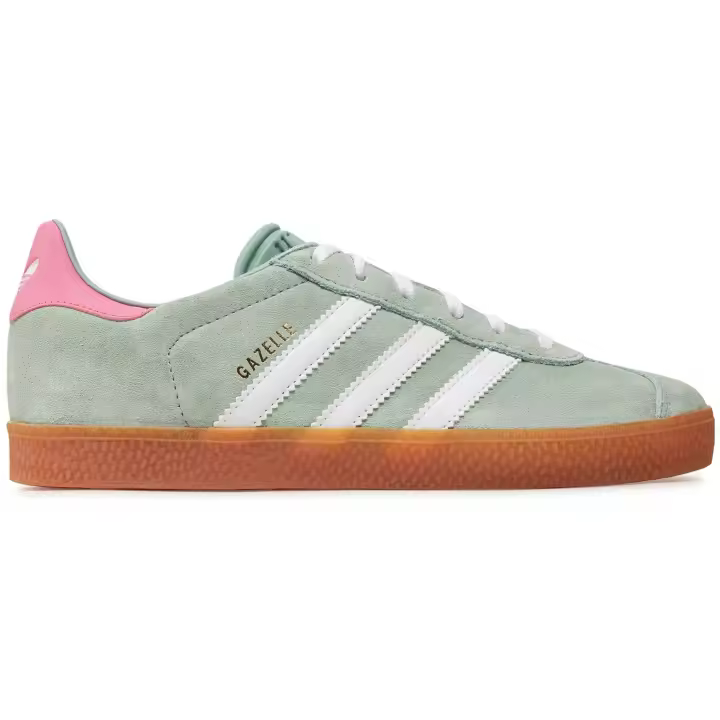 Zapatillas Adidas Gazelle para niñas en color verde - 1