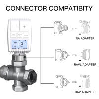 Controlador De Termostato Inteligente MOES Tuya ZigBee3.0 Actuador De Radiador Válvula Con Sensor Interno Y Control De Voz Alexa - details 5