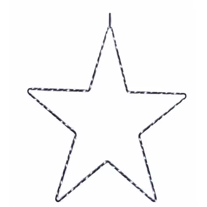 Gerimport Estrella Decoración Navidad 225 Microleds Frío Interior 36 Cm - 1