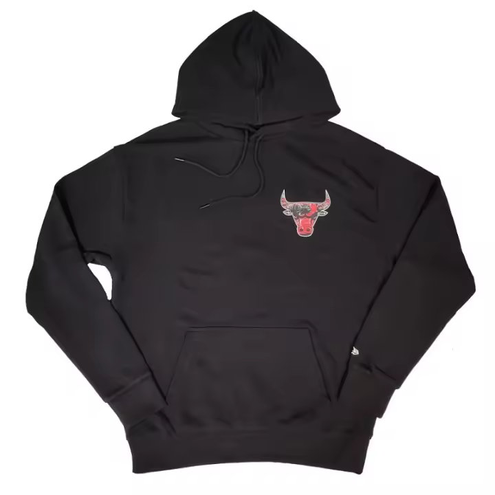 Sudadera Chicago Bulls "NBA Infill Team Logo" de New Era en Negro - 1