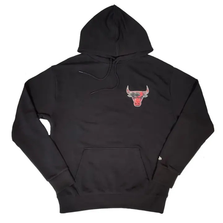 Sudadera Chicago Bulls "NBA Infill Team Logo" de New Era en Negro - 1
