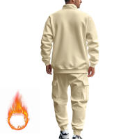 Conjunto Deportivo Casual Para Hombres Verano Otoño Invierno Con Cierre De Cremallera Y Veludo Tejido De Poliéster Talla S a XXXL - details 197