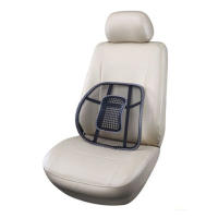 Respaldo de malla, cojín de soporte lumbar de malla, soporte de respaldo de silla con flujo de aire con correas elásticas para sillas de oficina en casa, asientos de automóvil, alivio del dolor - details 0