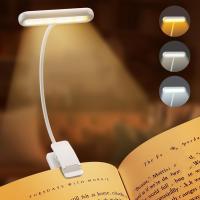 Luz De Lectura Recargable USB En Rosa Y 3 Colores Flexible Y Portátil Con Clip Para Noche Luz LED De Calor Y Frío Blanco - details 2