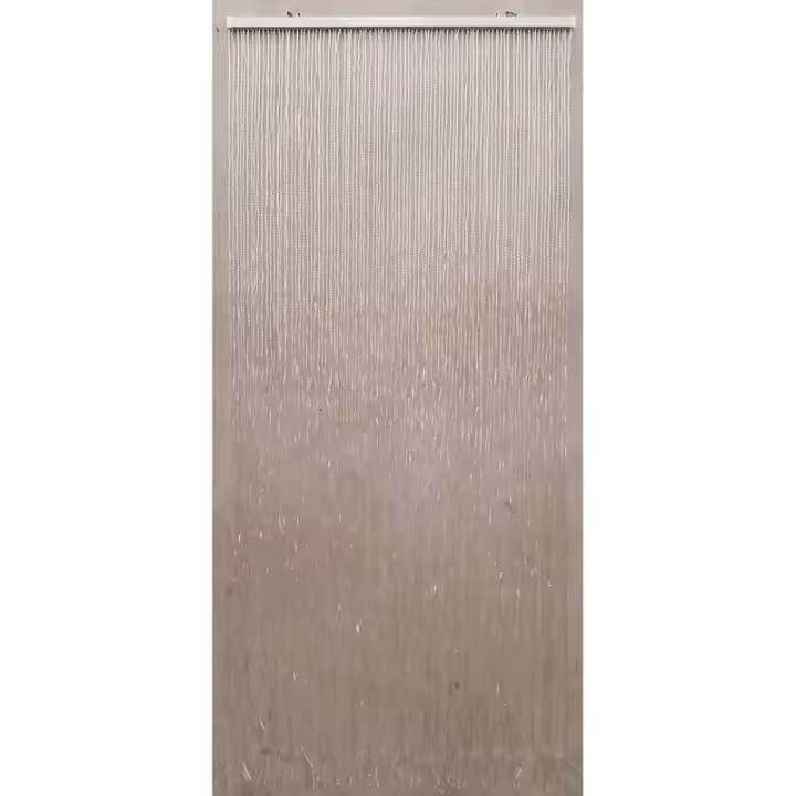 Saturnia Cortina Puerta 90 Tiras PVC 90x200 Cm - Protección Contra Insectos - Fácil Instalación - 1