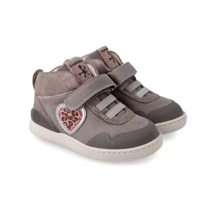 Botines marca Biomecanics modelo 221202-B para niña en color gris - 1