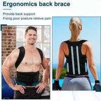 Corrector De Postura Cervical Ajustable Con Almohadillas De Hombro Y Cintura Transpirables Para Niños Y Niñas Alivio Del Dolor Lumbar - details 6