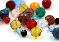 65Pcs/Lot 96Facets Redondas De 8mm Cuentas De Cristal Vidrio Pulidas Para Fabricación De Joyas DIY Pulseras Accesorio De Bordado - details 2