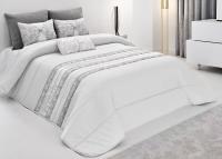 Colcha decorativa, con tres cojines relleno incluido,edredones cama edredon bouti calidad superior,Cómodo y duradero vale para Cama135/150cm Tamaño 250x260cm - details 4