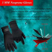 Guantes de neopreno para traje de Buceo de 3 mm - details 1