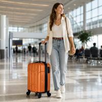 EASYTOUR  Maleta de Cabina ABS 40x30x20(24L)|Capacidad Maxima| Equipaje de Mano con Ruedas Desmontables para Ryanair | Vueling | EasyJet.Maleta rigida permitida gratis low cost - details 6