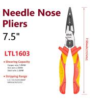 Alicates VDE LiTuiLi De 8 Pulgadas Para Desconexión De Cables Aislados Herramienta Profesional Para Electricistas Cortador De Cables Y Crimpadora - details 5