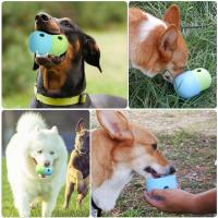 Juguete Interactivo Para Perros Bola De Masticar Con Dispensador De Golosinas Alimenticio De Silicona Juguete De Masticar Para Dientes Juguete Lento De Alimentación Para Mascotas - details 3