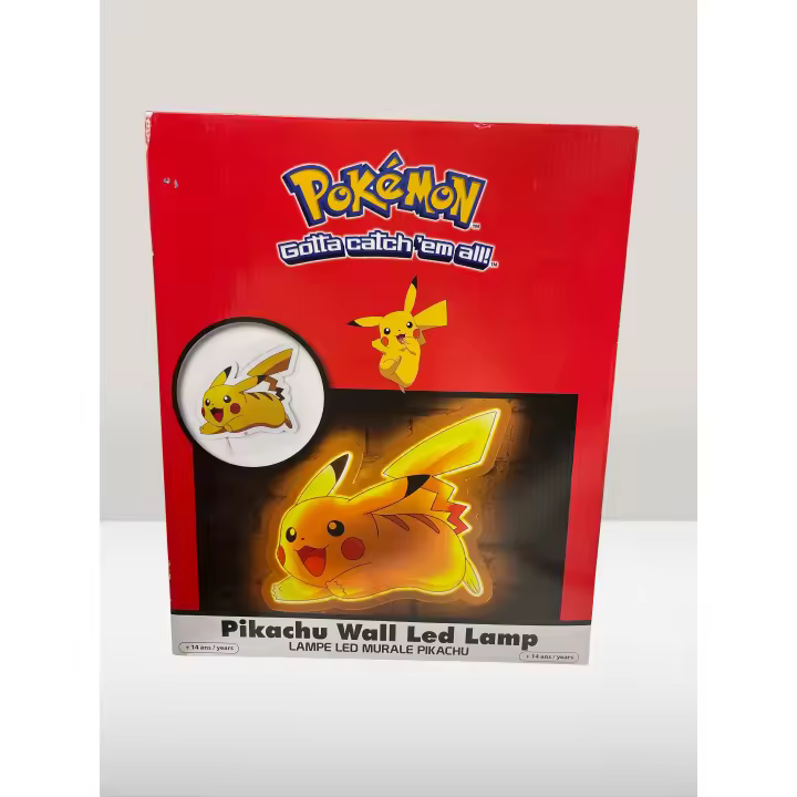 Lámpara de pared Pikachu Pokémon Neón LED - Oficial, decoración de 30 cm - 1