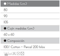 JVR - Colcha Bouti modelo CITY  - Tejido 100% Algodón - Estampado digital - Cama 80/90/105/135/150 - Fabricado en España - details 1