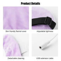 Máscara Caliente Para Los Ojos Con USB Almohadilla Caliente De Compresión Cálida Para Dormir Y Reducción De Ojeras - details 5