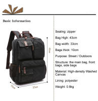 Mochila De Lona Para Hombres MARKROYAL Bolso De Hombro Para Estudiantes Con Capacidad Para Portátil De 15 Pulgadas Bolsa Escolar Casual Para Adolescentes - details 1