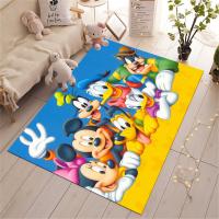 Alfombra De Dibujos Animados Disney Para Familia MINISO Para Sala De Estar Dormitorio Sofá Alfombrilla Decorativa Para Niños Antideslizante Tapete De Piso Regalos - details 4