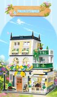 Bloques De Construcción Creativos 998PCS Villa De Flores En La Ciudad Juguete Educativo Para Niños Decoración De Escritorio Regalos De Vacaciones - details 2