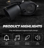 Campana De Bicicleta X-TIGER Clásica De Acero Inoxidable Sonido Crispeado Advertencia De Seguridad Accesorios De Ciclismo Para Manillar - details 1