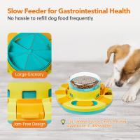 Juguete De Lógica Para Perros 2 Niveles Alimentador De Alimentos Y Golosinas Dispensador De Entretenimiento Y Formación De IQ Para Todas Las Raza 4.2 Pulgadas - details 4