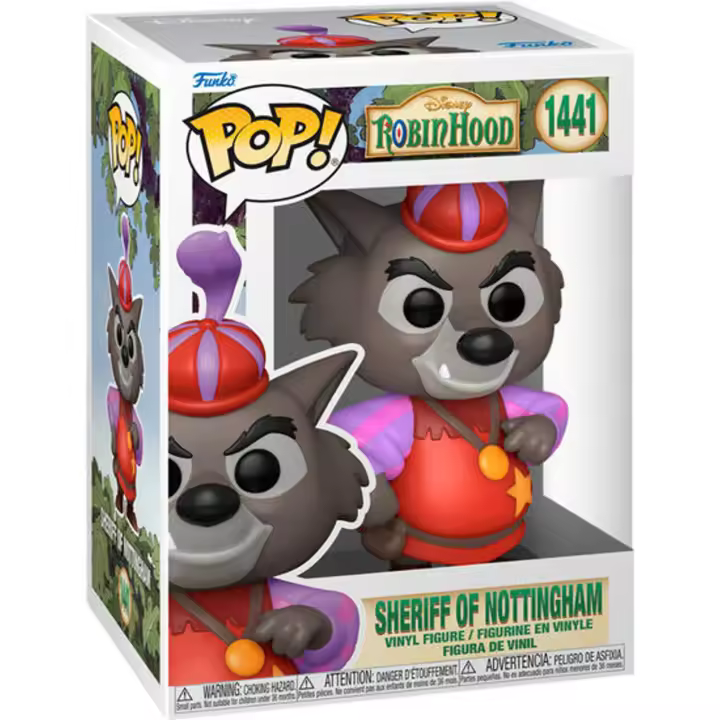 Funko - Figura Pop Disney Robin Hood Sheriff Of Nottingham - Funko Pop Coleccionable De Edición Limitada - Funko Pop Diseño Detallado Y Realista - Funko Pop Ideal Para Regalo - Funko Pop Gran Variedad De Personajes - 1