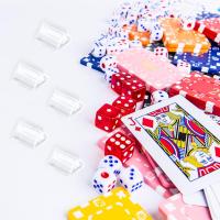 24 piezas de soporte de acrílico para tarjetas', soportes transparentes para tarjetas' de juego, soportes para piezas de juego, soports para tarjetas', fotos, Notas - details 1