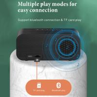 Reloj Despertador with Radio Digital, Altavoz with Bluetooth, Pantalla LED de Hora y Alarma y surface de Espejo para escritorio - details 1