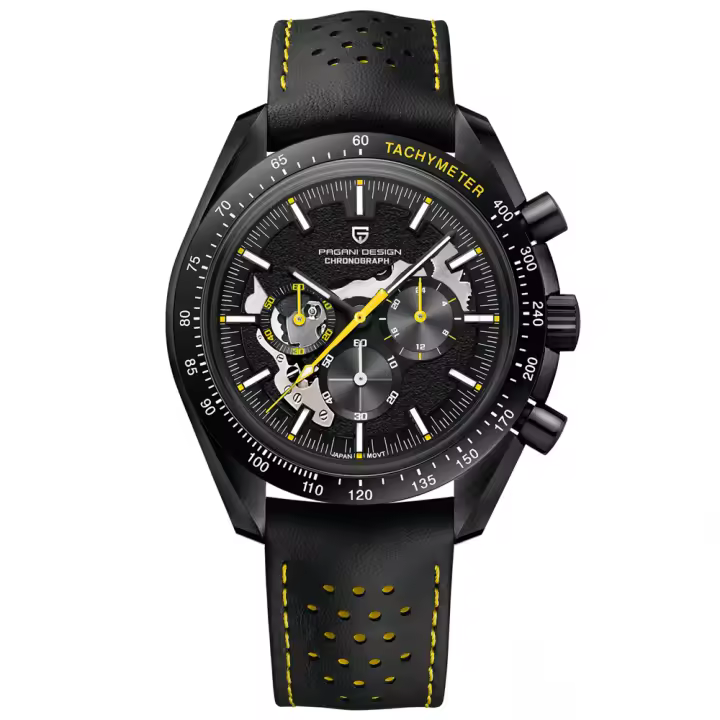 Reloj De Pulsera Masculino PAGANI DESIGN 1701 Luna De Cuarzo Lujo Con Cronógrafo Cristal De Esmeril Resistente Al Agua Para Hombres - 1