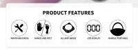 Secador De Uñas Profesional UV Luz De Secado Rápido Lámpara De Polvo De Gel Con Sensor Automático 4 Ajustes De Tiempo Portátil Herramientas De Arte De Uñas - details 1