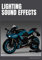 Modelo De Motocicleta Yamaha R1M a Escala 1/12 En Aleación De Zinc Con Absorción De Choque Regalo Para Niños Juguetes De Motocicleta De Escala Pequeña - details 2