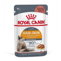 12 sobres x 85 g - Royal Canin Hair and Skin sobre en salsa para gatos - details 1