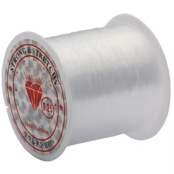 Hilo De Nylon Para Joyería DIY No Estirable Translúcido Variedad De Tamaños Para Perlas Y Cordones De Hilo De Línea De Pesca - 1
