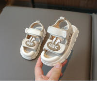 Sandalias Para Niños Y Niñas Verano Nueva Color Caqui Dibujos Animados Niños Bebé Zapatos Suaves Antideslizantes Tallas Reales - details 12