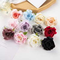 5/10Pcs Rosas De Seda Artificiales Para Boda Decoración De Navidad En Caja De Caramelos Arreglo Floral Para Fiesta Y Jardín - details 10