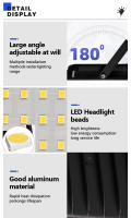 Lámpara De Ruta Impermeable IP66 LED Para Exterior 10W-200W Luz De Resaltado Para Jardín Patio Fuente De Luz AC220V Moderna - details 13