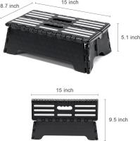 Taburete Plegable  portátil Taburete Plegable 38x22x13cm  Taburete Pies Niños Antideslizante de hasta 100 kg  Escalon Plegable portati para Personas Mayores  Adecuado para Cocina  baño - details 3