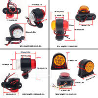 Luz Indicadora De Lateral LED 12V/24V Para Camiones Camiões Luz De Segurança De Señalización Universal Para Camiones Autobuses Y Caravanas - details 11