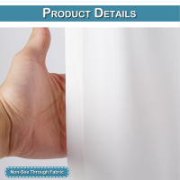 Cortinas De Voile Transparente Impermeables Para Cocina Y Baño 1/2 Panel Con Bolsa De Palas Para Rodamiento No See-Through Modernas Para Ventanas - details 4
