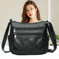 Bolso De Hombro Para Mujer Estilo Retro Y Sencillo Bolso Cruzado Versátil De Cuero PU Regalo Para Madre Casual Bolso Mensajero - details 1